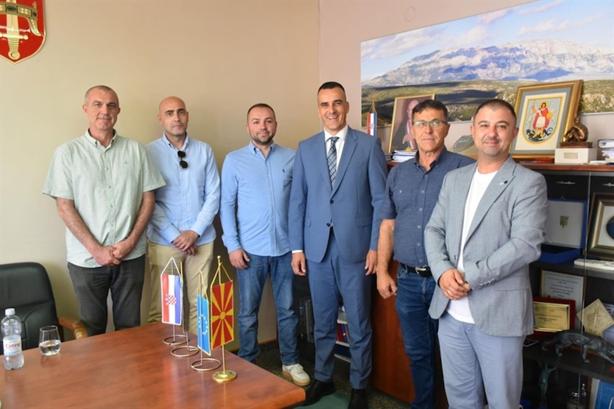Delegacija Grada Kočani iz Sjeverne Makedonije na prijemu kod župana