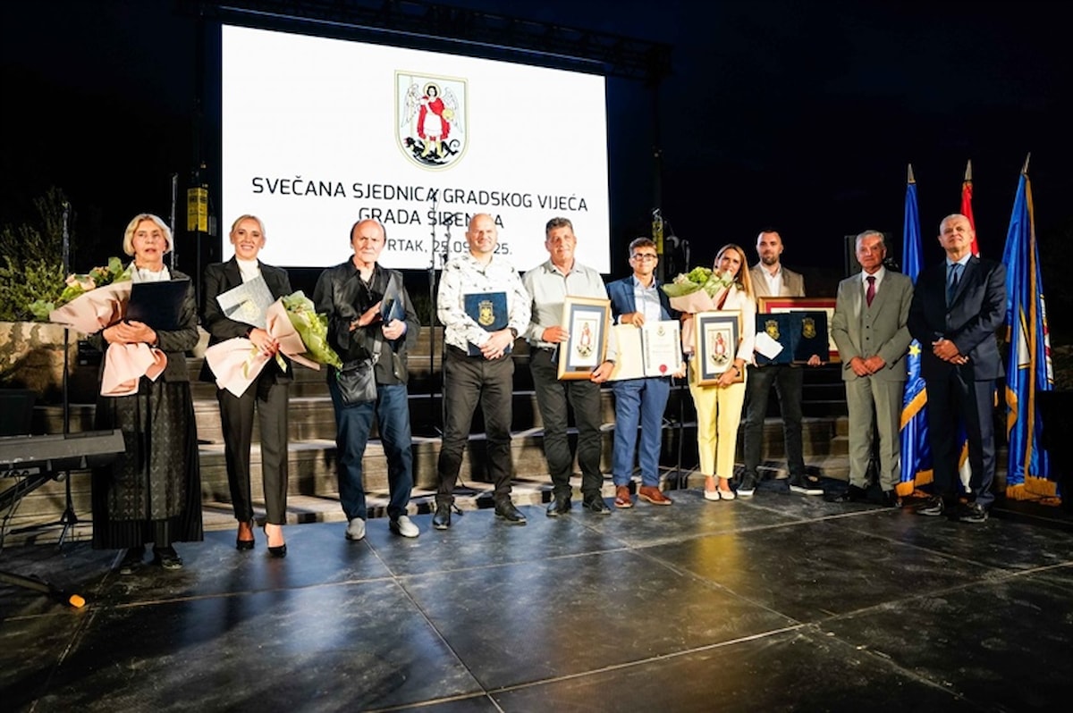 Na Baroneu održana svečana sjednica Gradskog vijeća povodom Dana grada Šibenika: Dodijeljene nagrade i priznanja!