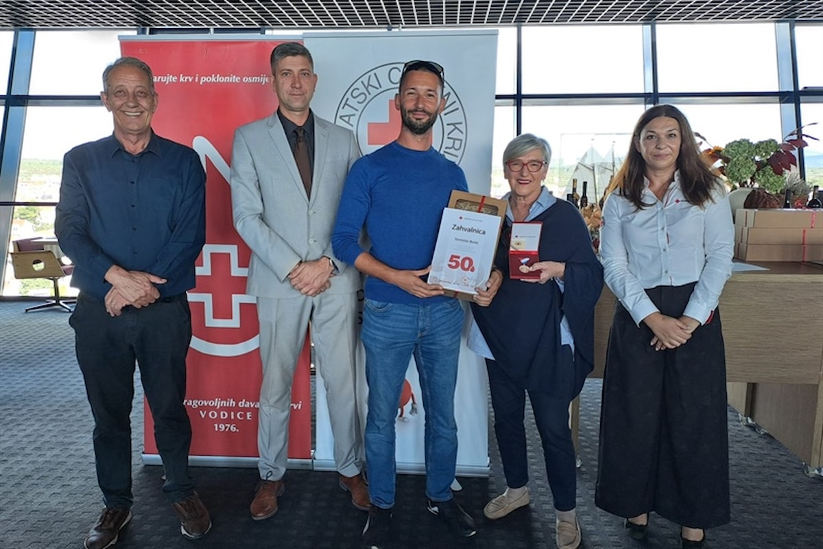 U Vodicama svečano obilježen Dan dobrovoljnih darivatelja krvi, 25. listopada