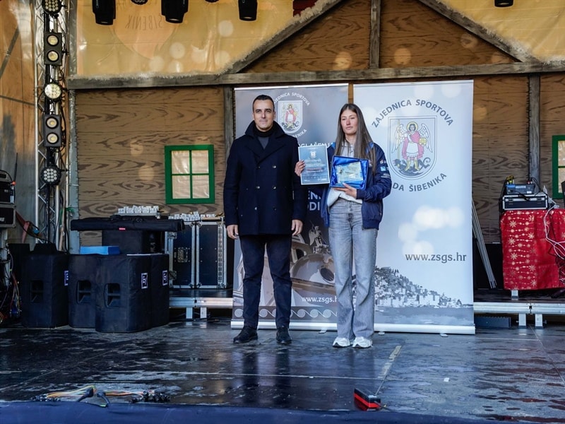 Šibenik proglasio najbolje sportaše u 2025. godini – titulu ponijeli Roko Zorić i Kiara Radnić!