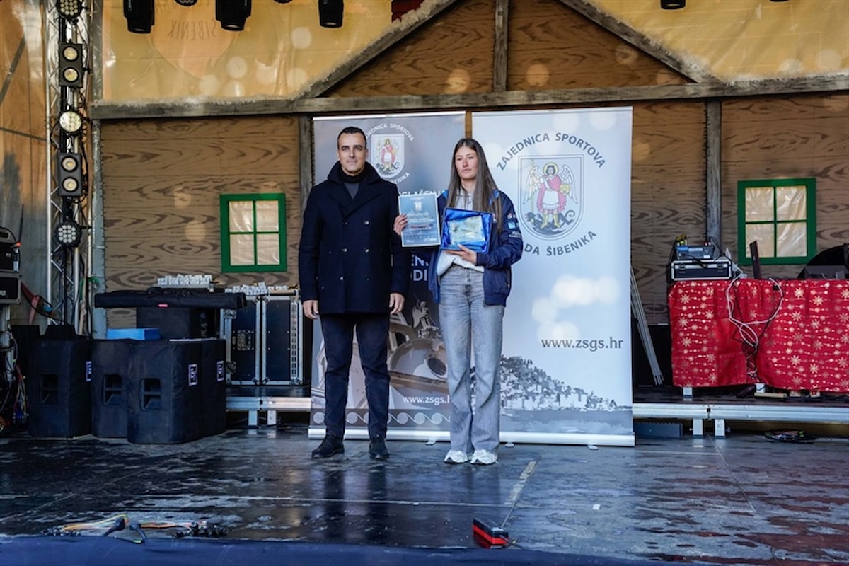 Šibenik proglasio najbolje sportaše u 2025. godini – titulu ponijeli Roko Zorić i Kiara Radnić!