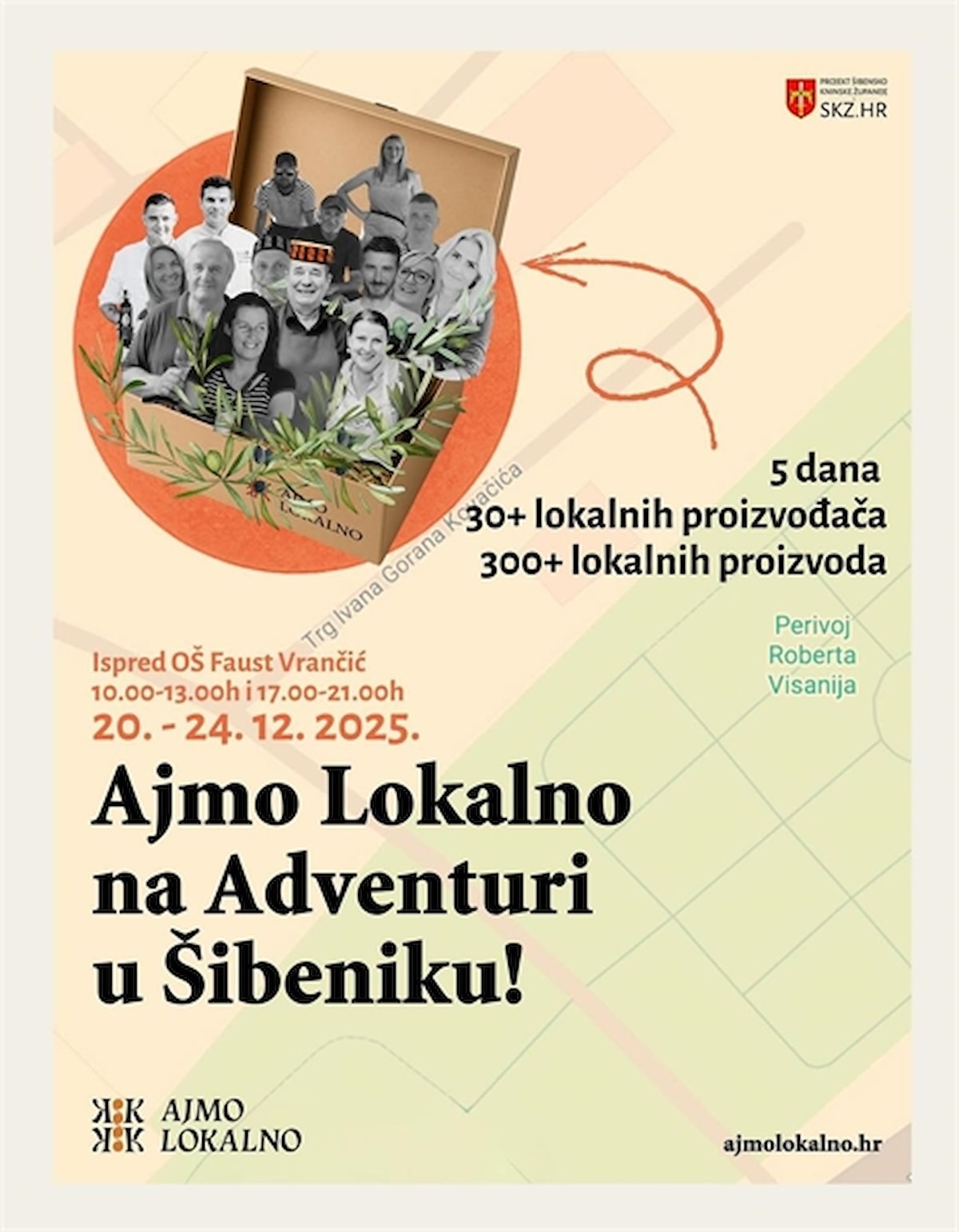 Adventurin Market i Ajmo Lokalno: novo partnerstvo koje spaja blagdanski ugođaj Šibenika i lokalne proizvođače