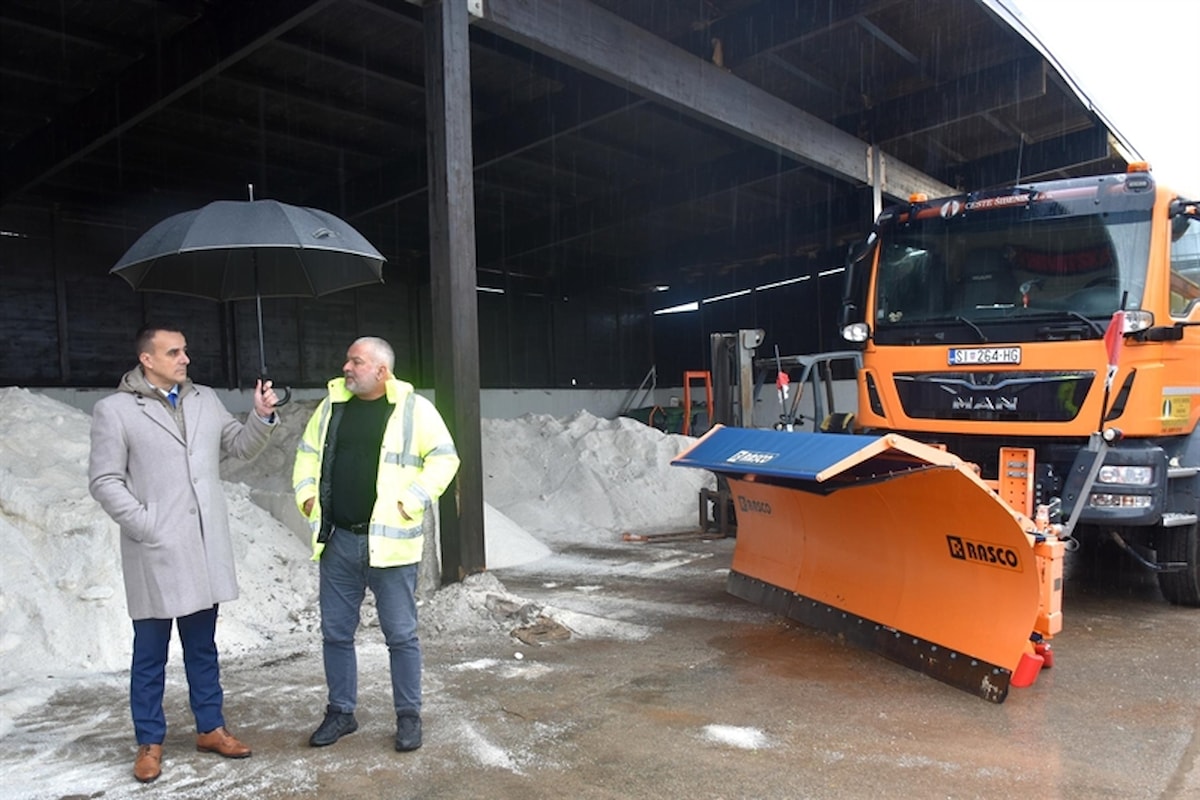 Župan obišao Ceste Šibenik: Sve službe su u pripravnosti zbog najavljenih nepovoljnih vremenskih prilika