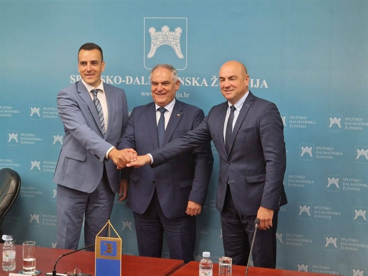 Župan Rakić na sastanku sa  splitsko-dalmatinskim i dubrovačko-neretvanskim županom
