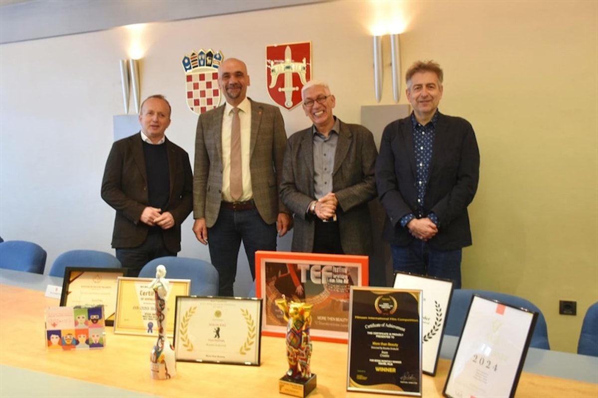 Autori filma „More Than Beauty“ kod župana na prijemu