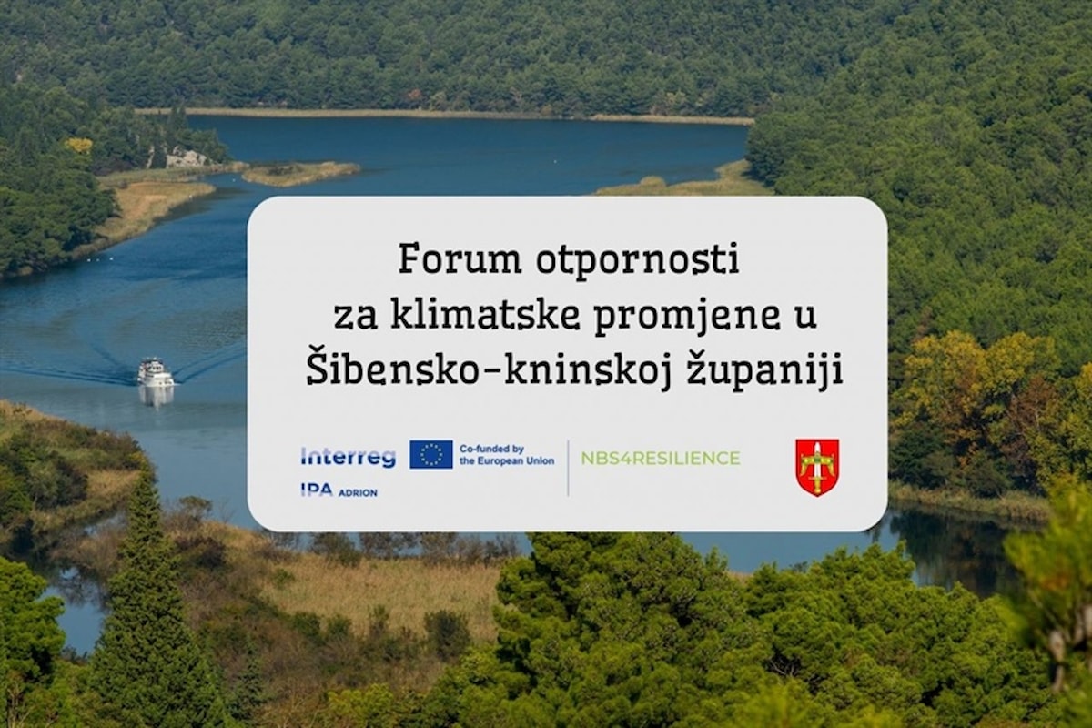 Poziv na sudjelovanje u Forumu otpornosti za klimatske promjene u Šibensko-kninskoj županiji