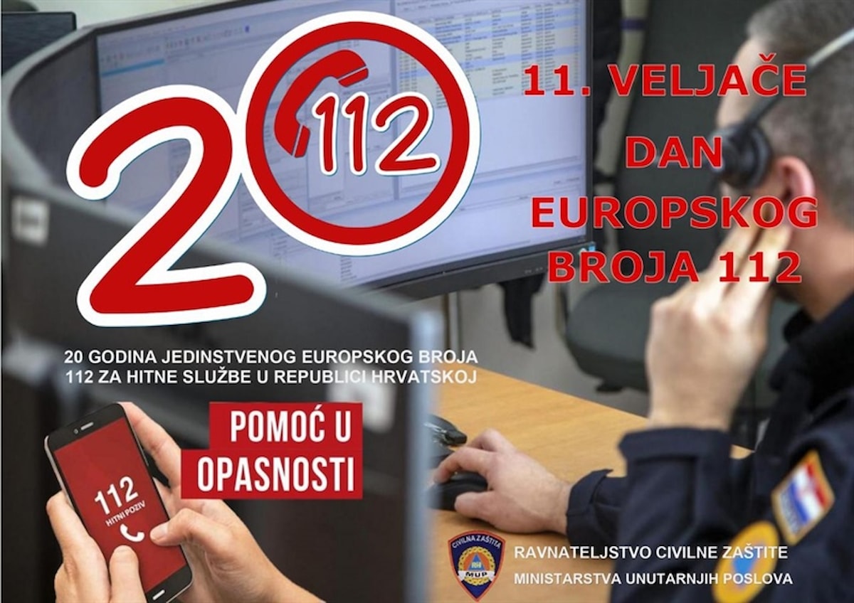 11. veljače obilježava se Dan europskog broja 112!