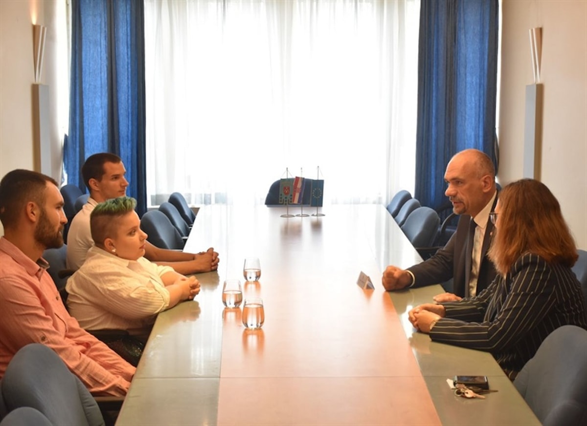 Viceprvakinja u parakarateu, Julija Karadakić na prijemu kod župana