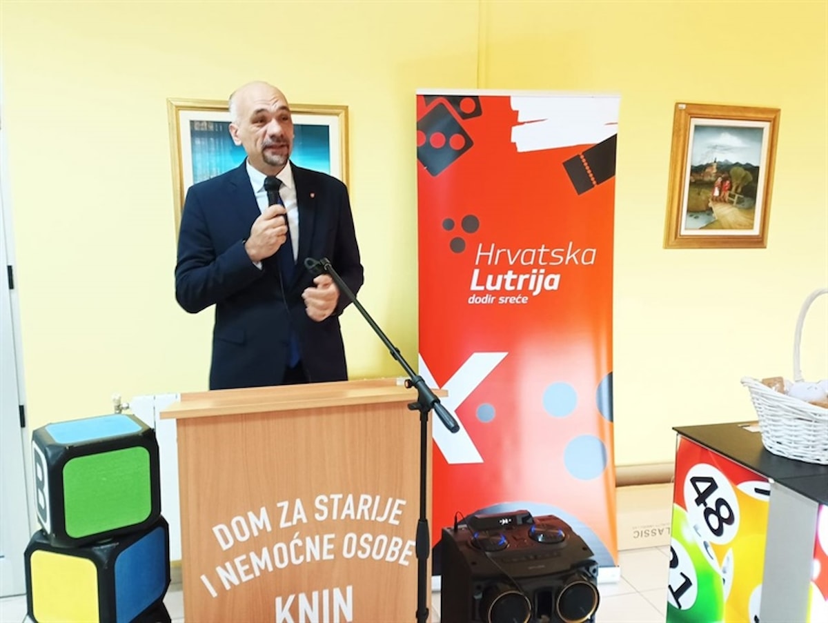 Hrvatska lutrija proslavila 50. obljetnicu u Domu za starije i nemoćne osobe u Kninu