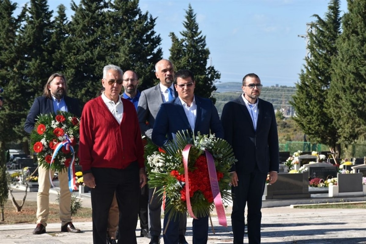 Župan i zamjenica župana na obilježavanju Dana oslobođenja Šibenika