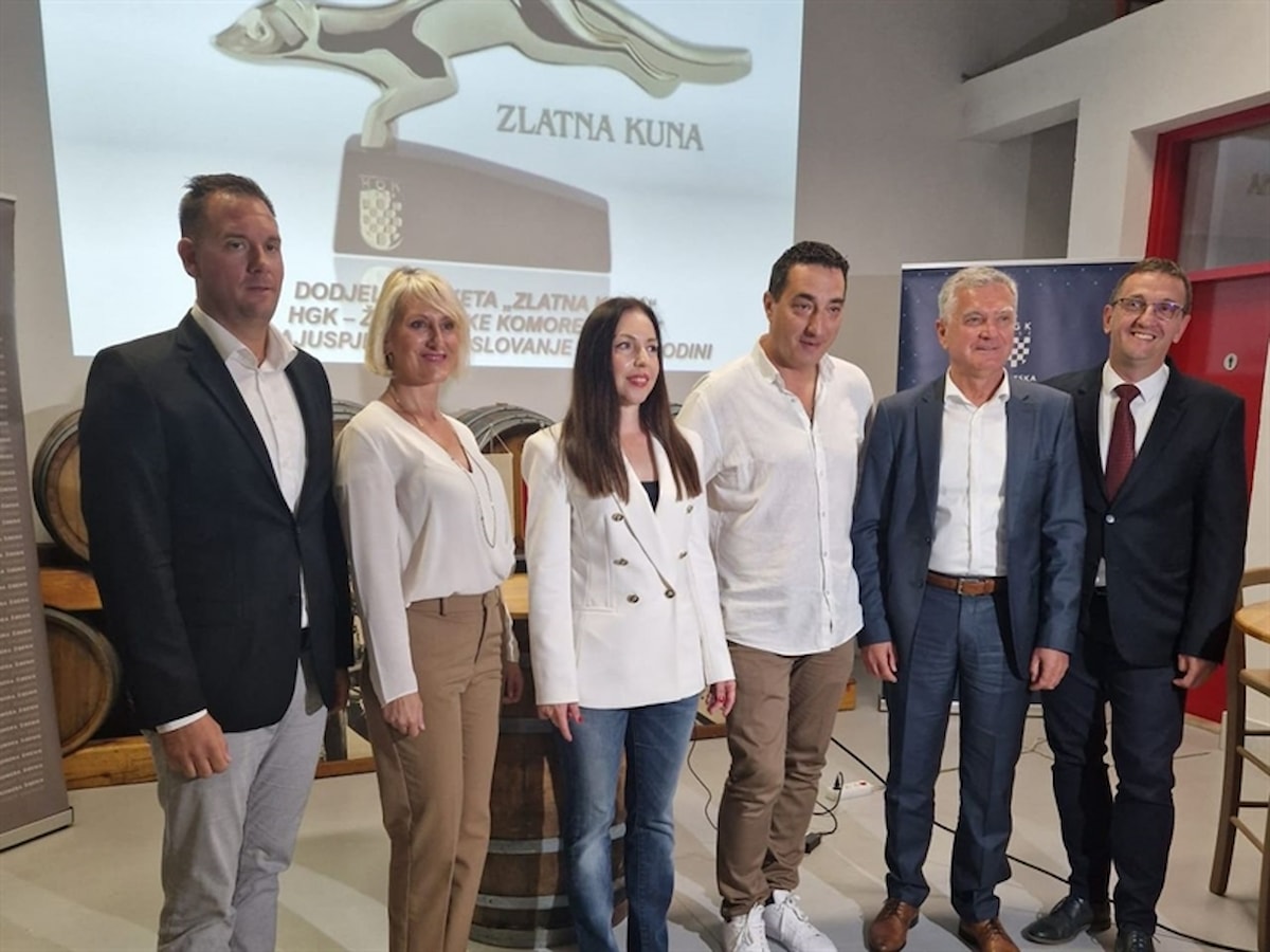 Najuspješnijim tvrtkama Šibensko-kninske županije u 2021. godini dodijeljene „Zlatne kune"