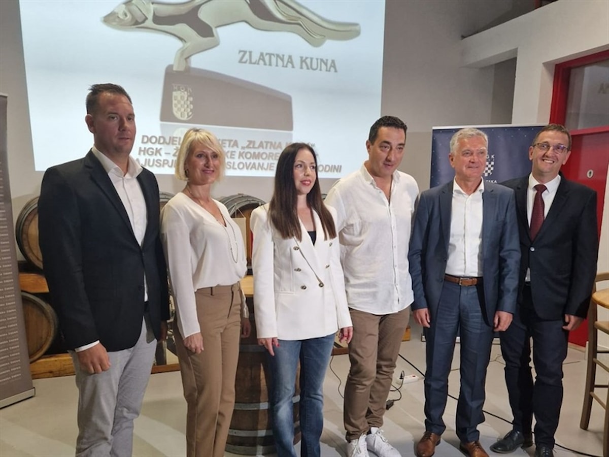 Najuspješnijim tvrtkama Šibensko-kninske županije u 2021. godini dodijeljene „Zlatne kune"