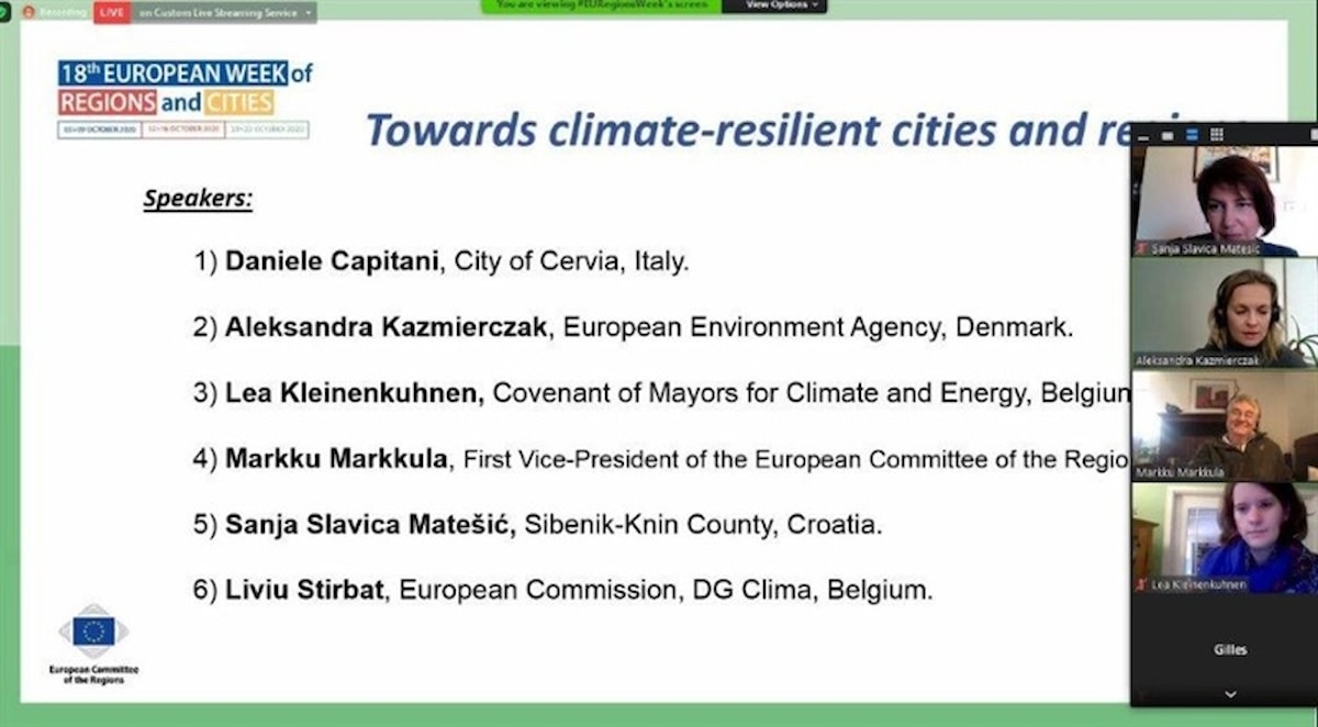 Danska, Belgija, Italija, Šibensko-kninska županija zajedno prema klimatski otpornim gradovima i regijama