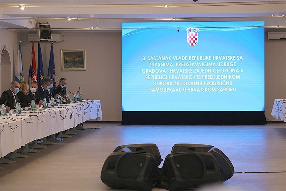 Župan Pauk sudjelovao na 8. sastanku Vlade sa županima i predstavnicima udruga gradova i općina