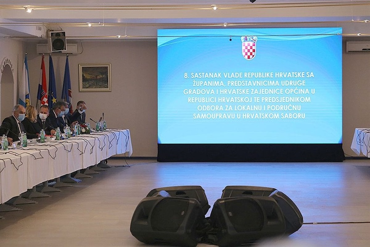 Župan Pauk sudjelovao na 8. sastanku Vlade sa županima i predstavnicima udruga gradova i općina