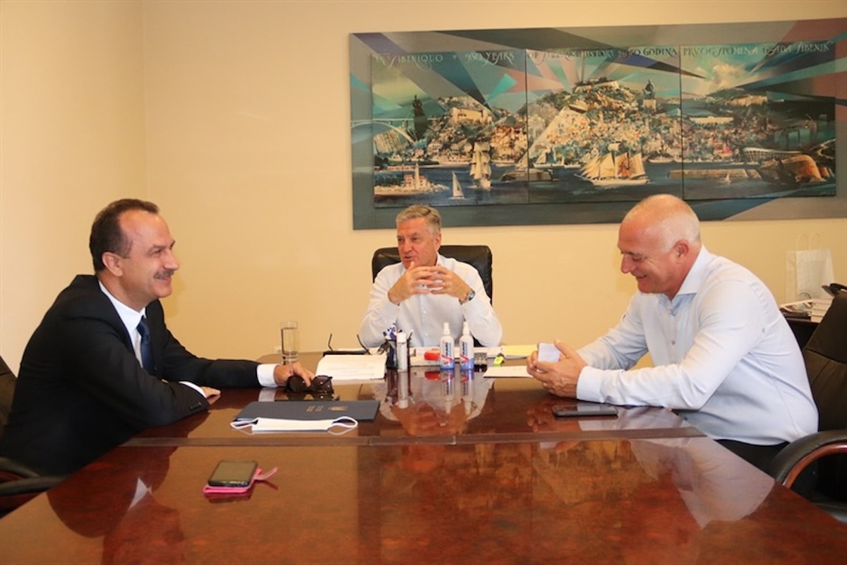 Ukrajinski veleposlanik Vasilj Kirilić u posjeti Šibensko-kninskoj županiji i gradu Šibeniku