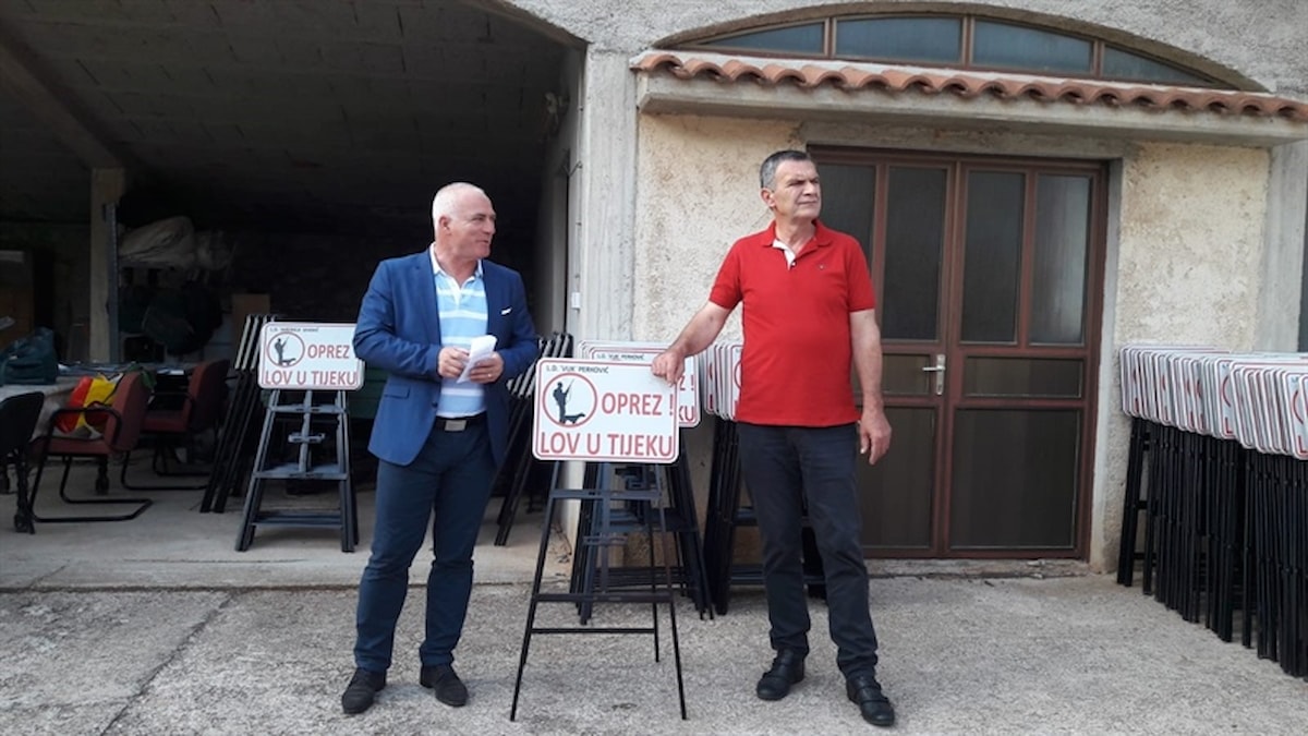 Radi sigurnosti izletnika podijeljene obavijesne table lovoovlaštenicima