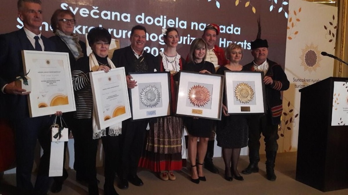 Održana svečana dodjela nacionalnih nagrada „Suncokret ruralnog turizma Hrvatske“