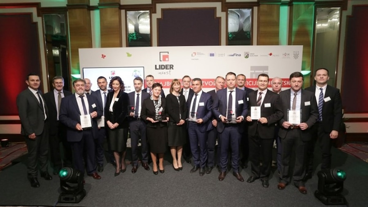 Dodijeljene nagrade Lider invest 2018.