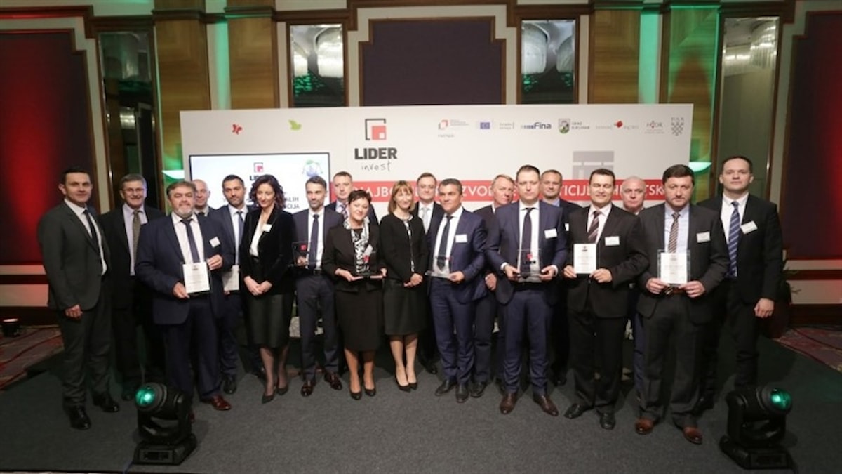 Dodijeljene nagrade Lider invest 2018.