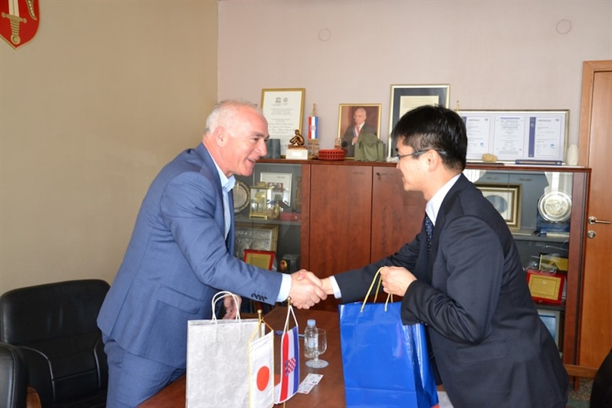 Župan primio prvog tajnika Veleposlanstva Japana