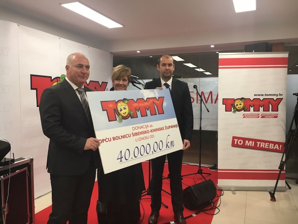 Opća bolnica Šibensko-kninske županije dobila donaciju u iznosu od 40.000,00 kuna