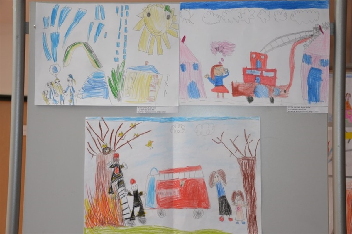 Otvorena izložba slika na temu "Katastrofe i snage sustava civilne zaštite"