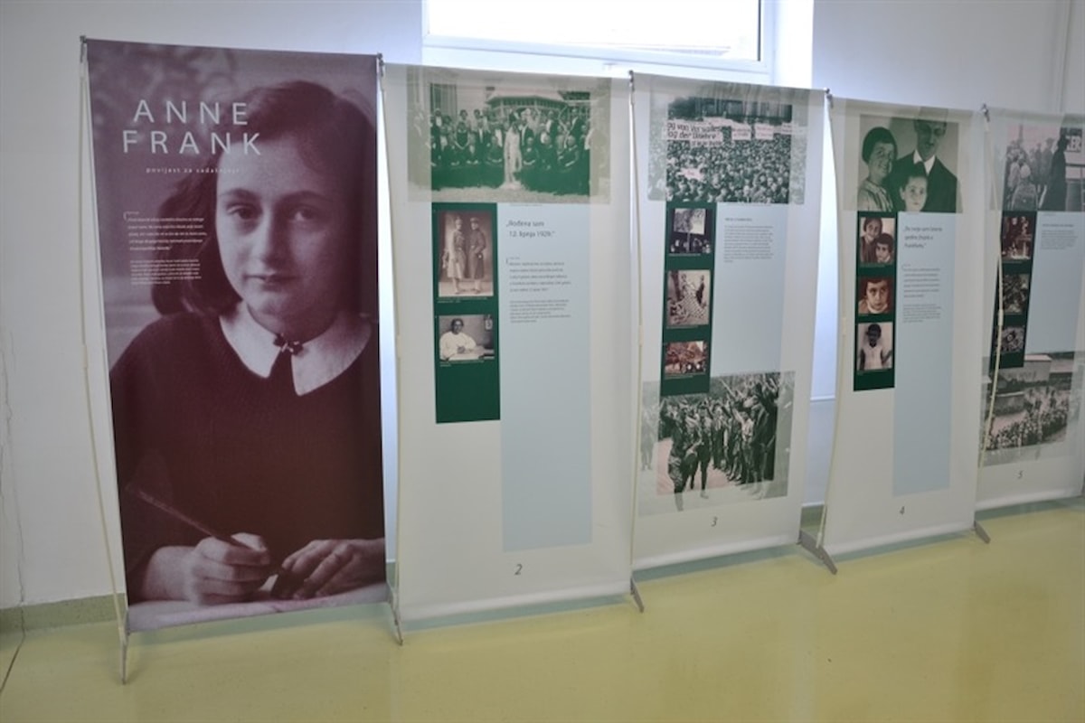 U Tehničkoj školi Šibenik otvorena izložba „Anne Frank - povijest za sadašnjost“