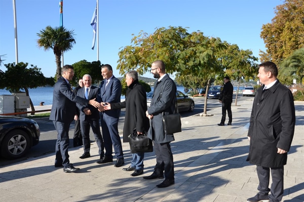 Predsjednik Vlade RH Andrej Plenković u radnom posjetu Šibensko-kninskoj županiji