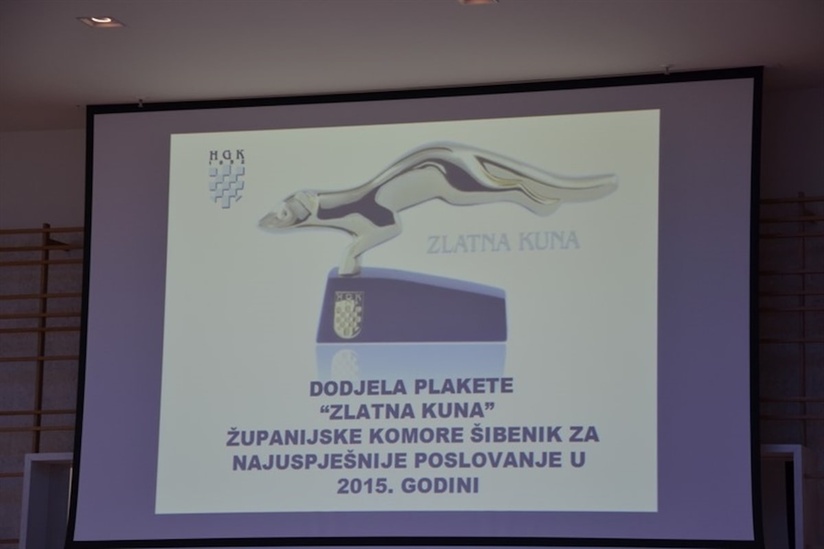 Najuspješnijim poduzećima u 2015. dodijeljeno priznanje Zlatna plaketa