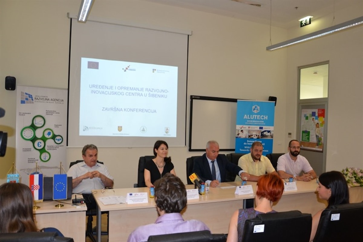 Održana završna konferencija EU projekta „Uređenje i opremanje Razvojno- inovacijskog centra AluTech u Šibeniku“