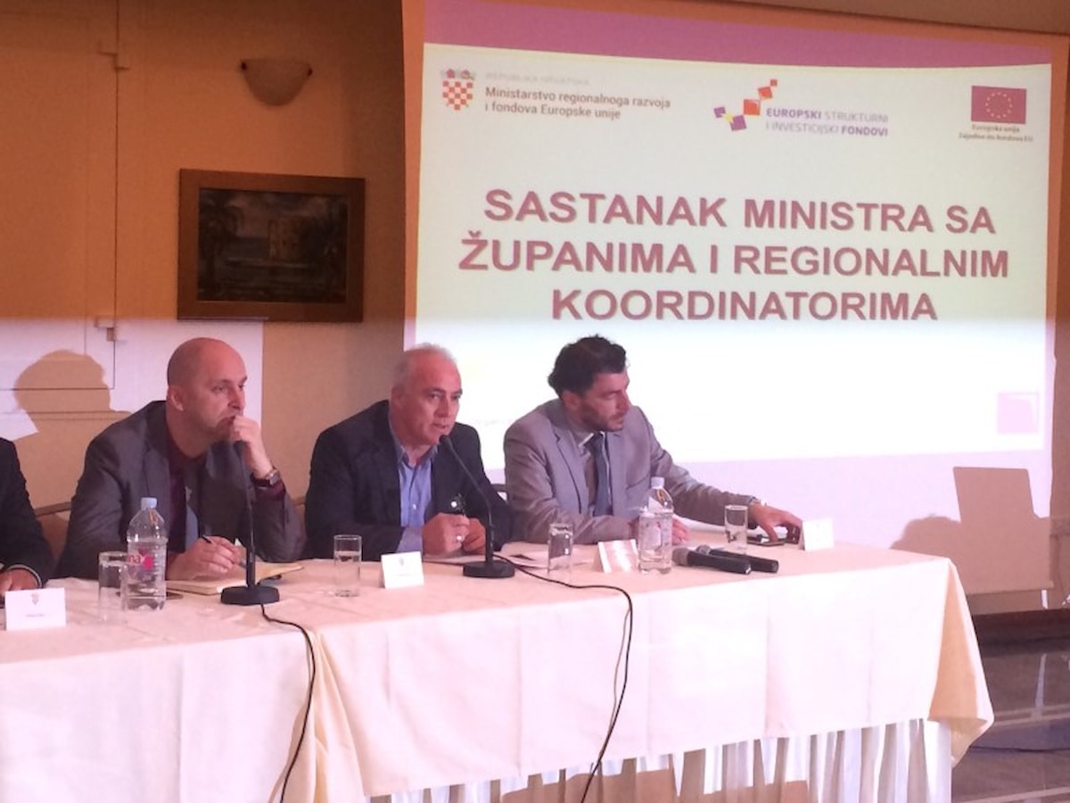 Uključivanje županija i regionalnih koordinatora u pitanja EU fondova izrazito važno za ravnomjeran razvoj svih dijelova Hrvatske