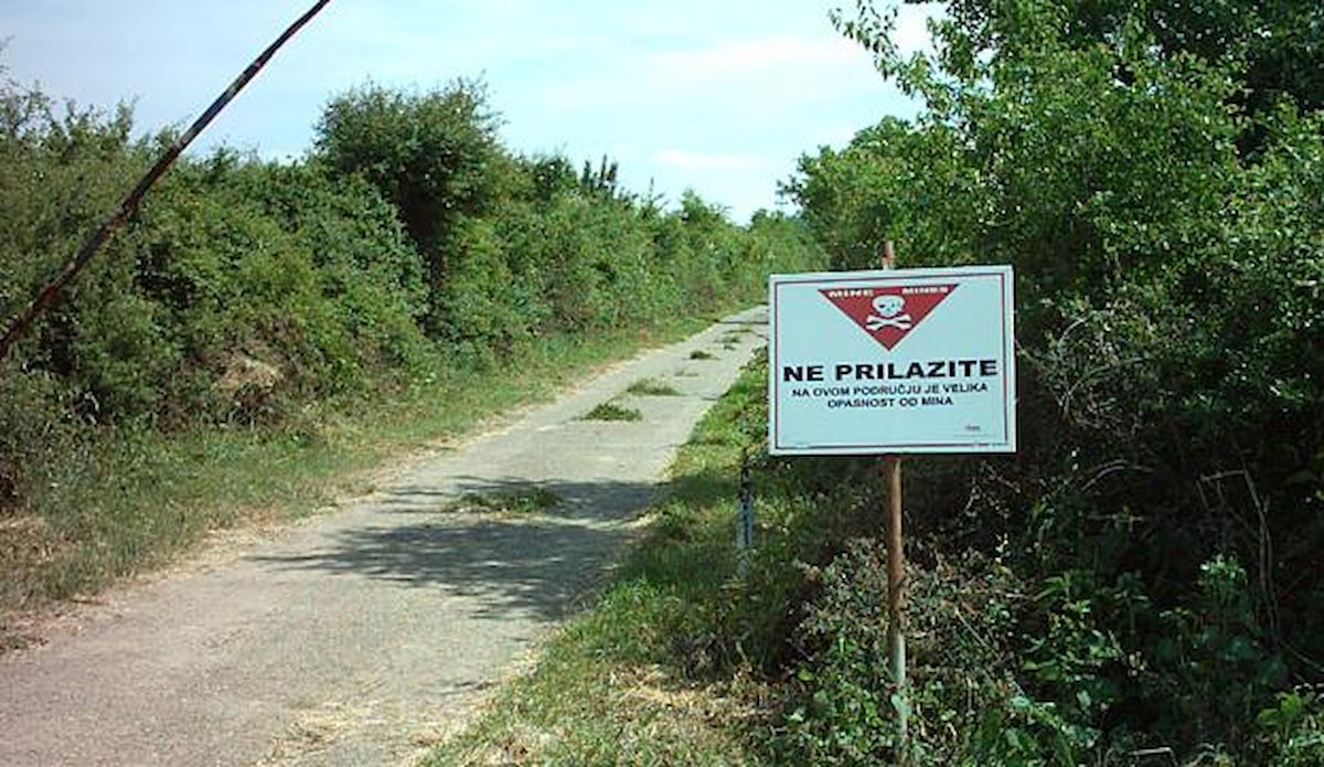 Obavijest o početku razminiranja  područja naselja Zaton, predio Dobri Dolci.