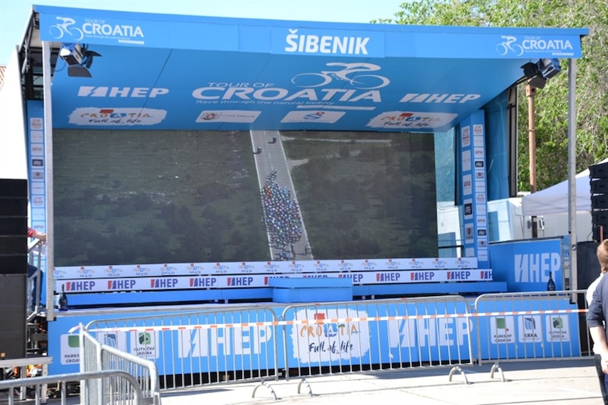 Cilj treće etape Tour of Croatia 2016. u Šibeniku