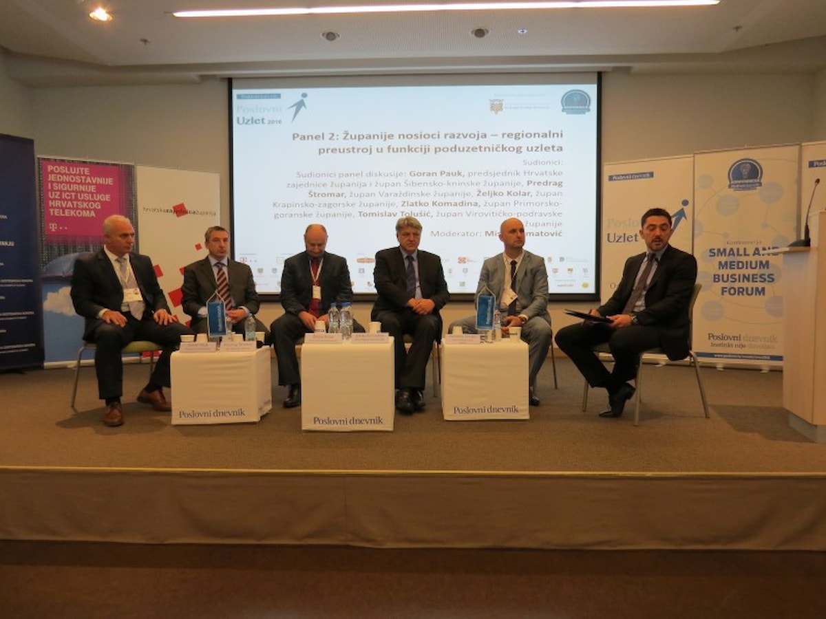 Župan Goran Pauk na konferencije "Small and Medium Business Forum" o Županijama nosiocima razvoja