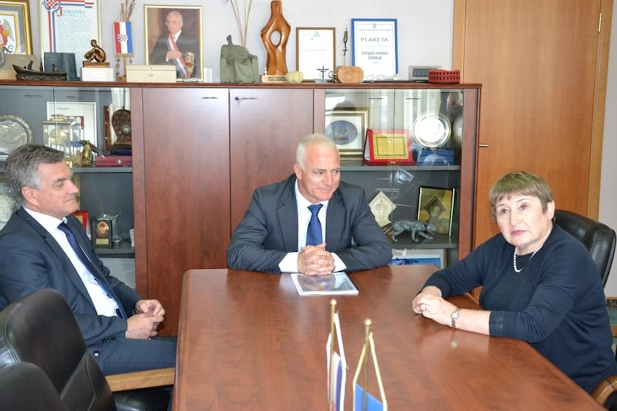 Veleposlanica Države Izrael Njezina Ekscelencija Zina Kalay Kleitman u nastupnom posjetu Šibensko-kninskoj županiji