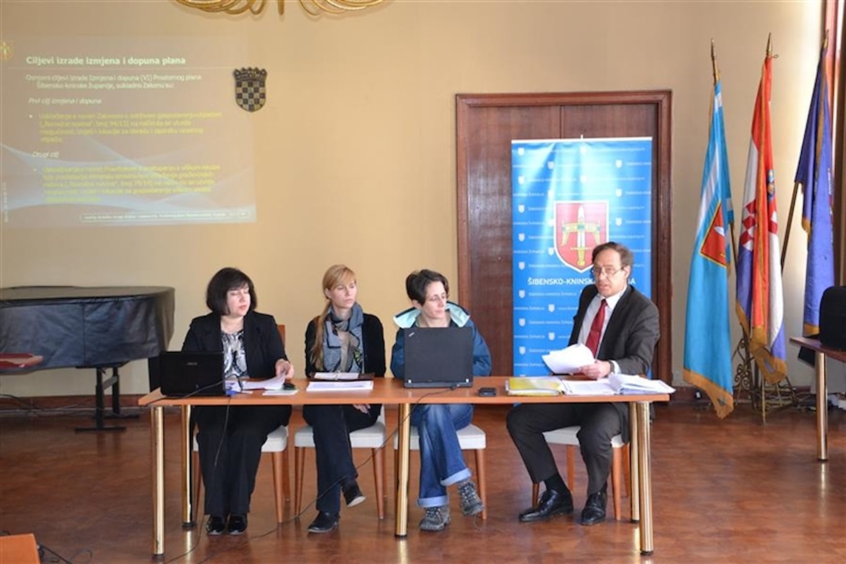 Održana stručna rasprava o sadržaju strateške studije  Izmjena i dopuna (VI) Prostornog plana  Šibensko-kninske županije