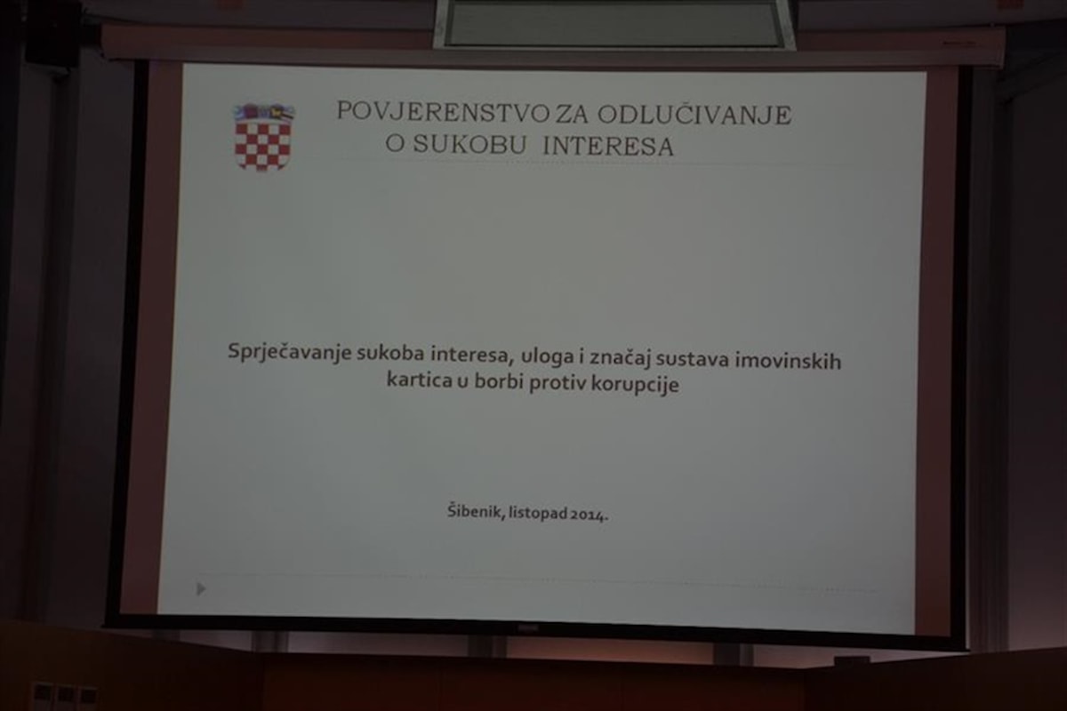 Edukacija dužnosnika u pitanjima sukoba interesa i podnošenja izvješća o imovinskom stanju
