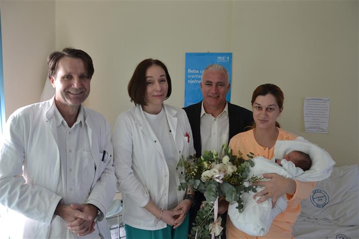 Župan posjetio prvorođenu bebu u županiji u 2014.
