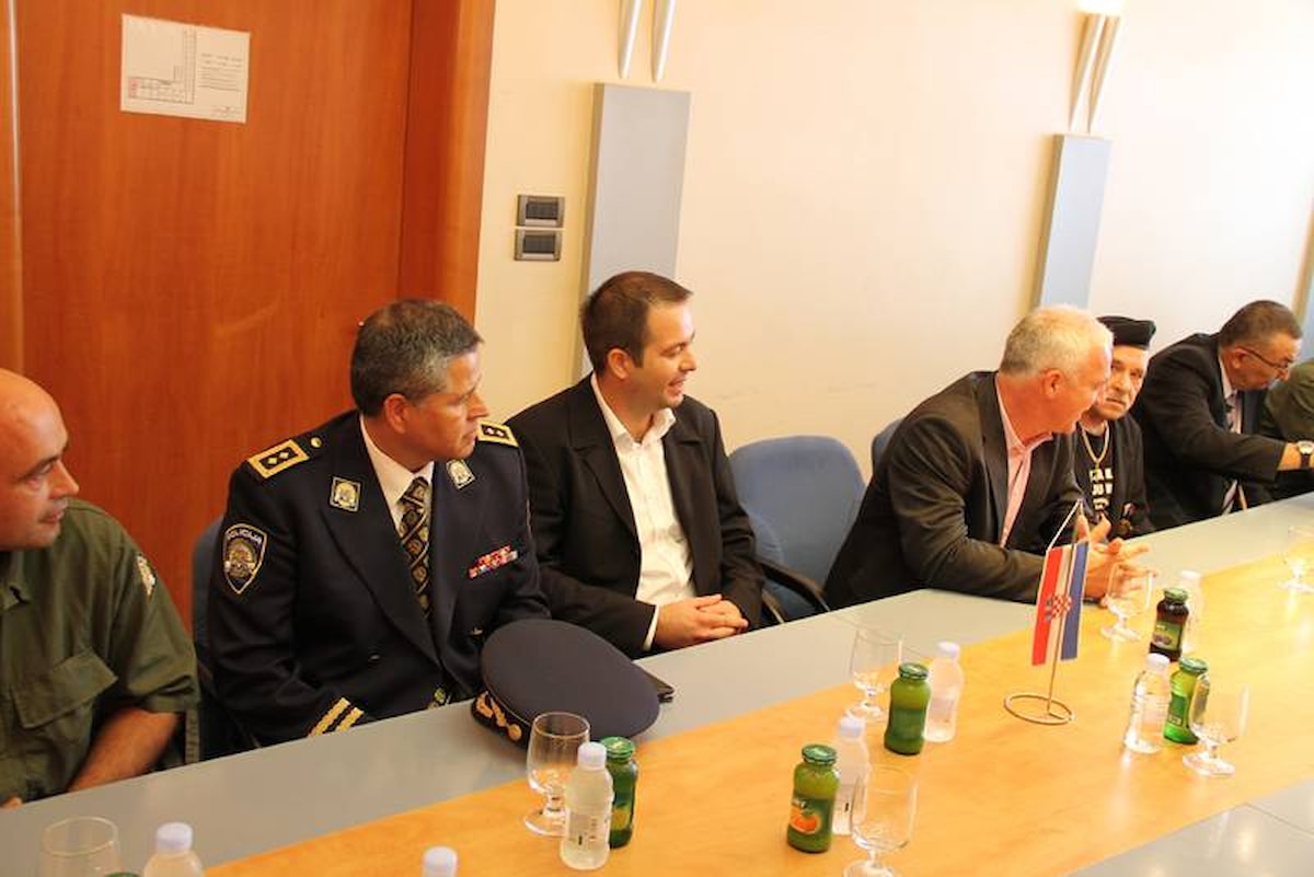 General Mladen Markač i pripadnici „Jastrebova“ kod župana